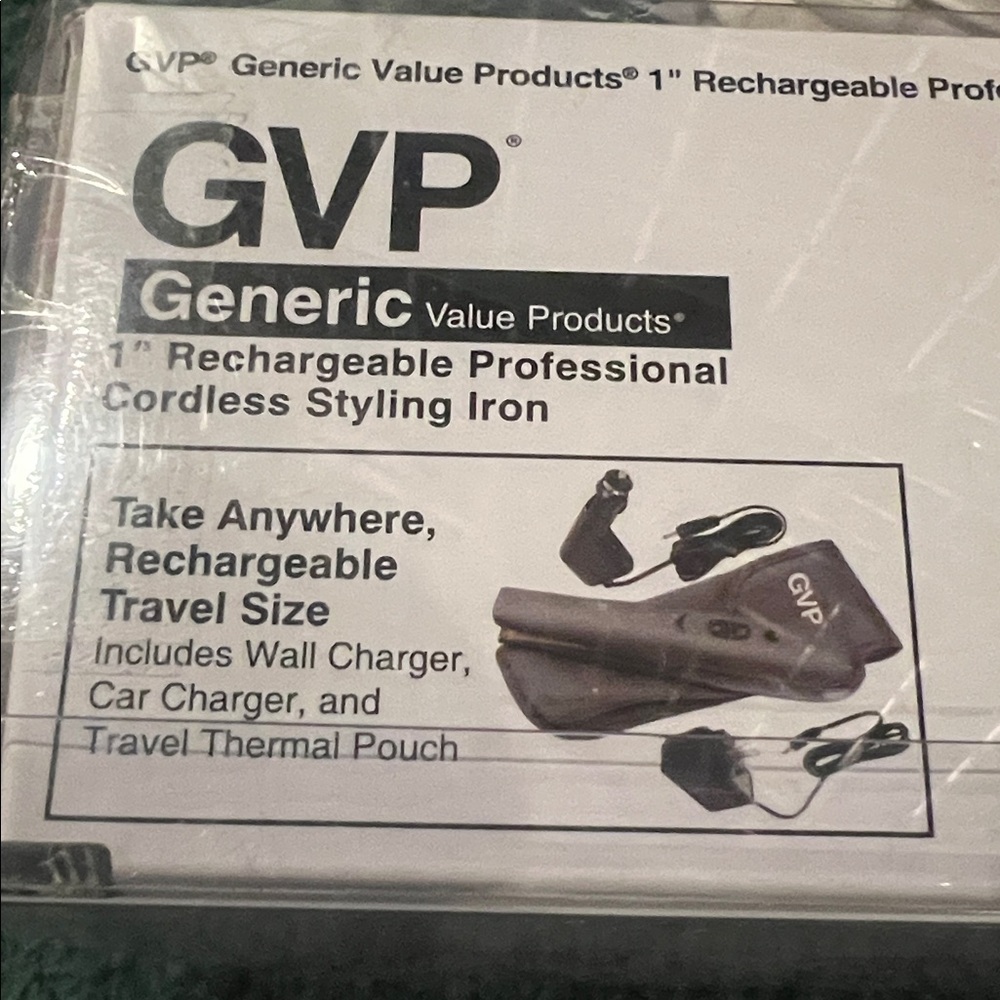BNIB-GVP Rechargeable Cordless Styling Iron - Picture 5 of 5